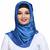 Viscose Blue plain hijab