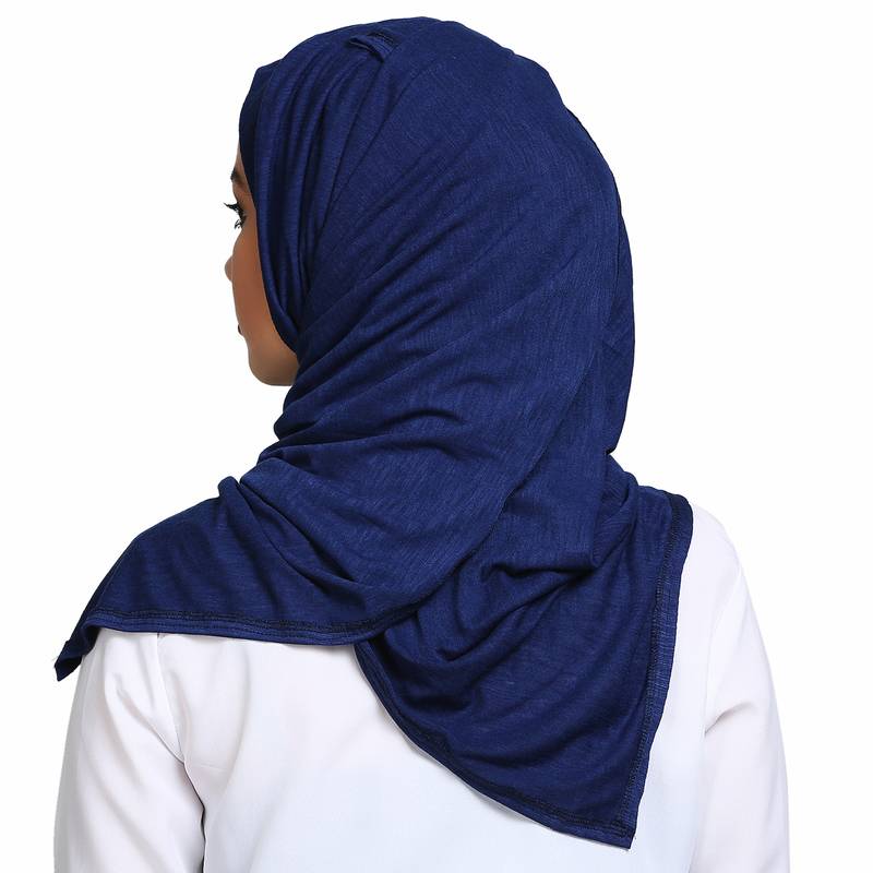 Viscose Blue plain hijab