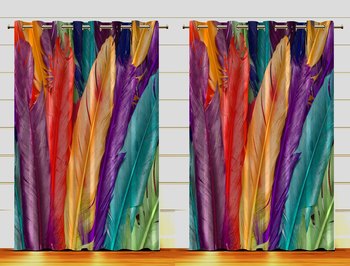 Arya Export 2 Panel Set Digital Printed Blackout Window Curtains