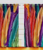 Arya Export 2 Panel Set Digital Printed Blackout Window Curtains for Bedroom Living Room Dining Room Kids Youth Room