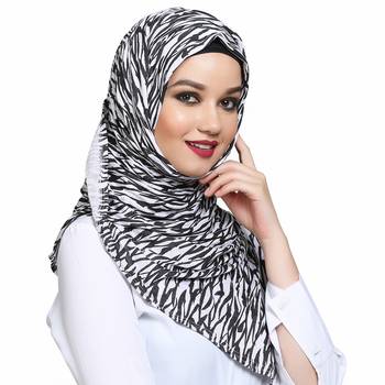 Viscose multicolor plain hijab 4
