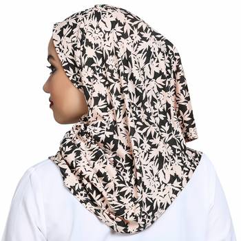 Viscose multicolor plain hijab 2