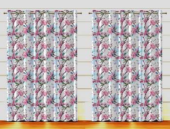 Arya Export 2 Panel Set Digital Printed Blackout Window Curtains for Bedroom Living Room Dining Room Kids Youth Room 1