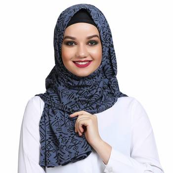 Viscose multicolor plain hijab 1