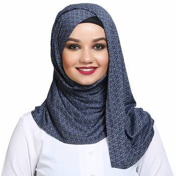 Viscose multicolor plain hijab 1