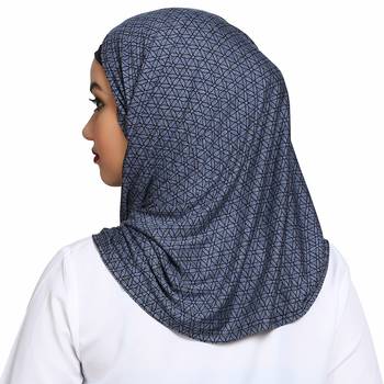 Viscose multicolor plain hijab 2