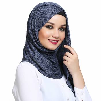 Viscose multicolor plain hijab 4