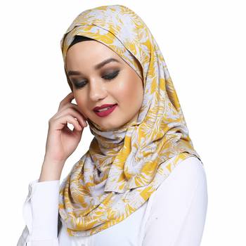 Viscose multicolor plain hijab 3