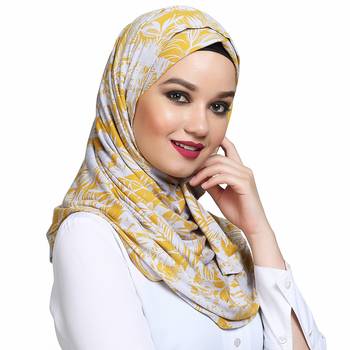 Viscose multicolor plain hijab 4