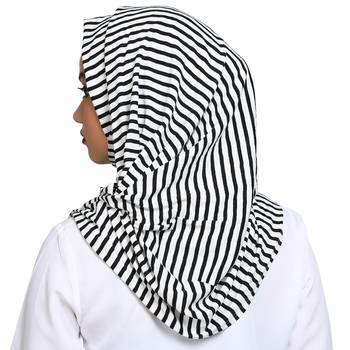 Viscose multicolor plain hijab 2