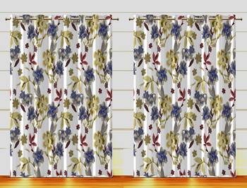 Arya Export 2 Panel Set Digital Printed Blackout Window Curtains for Bedroom Living Room Dining Room Kids Youth Room 1