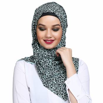 Viscose multicolor plain hijab 1