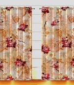 Arya Export 2 Panel Set Digital Printed Blackout Window Curtains for Bedroom Living Room Dining Room Kids Youth Room