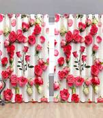 Arya Export 2 Panel Set Digital Printed Blackout Window Curtains for Bedroom Living Room Dining Room Kids Youth Room