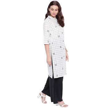 White printed cotton kurtas-and-kurtis 3