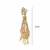Designer Handpainted Enamelled radha Krishna Painting Dangler Earrings with Studded Diamond