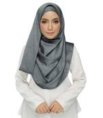 Grey  Viscose Islamic Style Stole Daily Wear Arabian Hijab