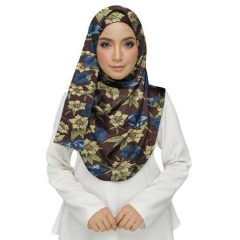 Purple  Cotton Islamic Style Stole Daily Wear Arabian Hijab 1