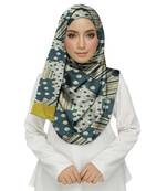 White  Cotton Islamic Style Stole Daily Wear Arabian Hijab
