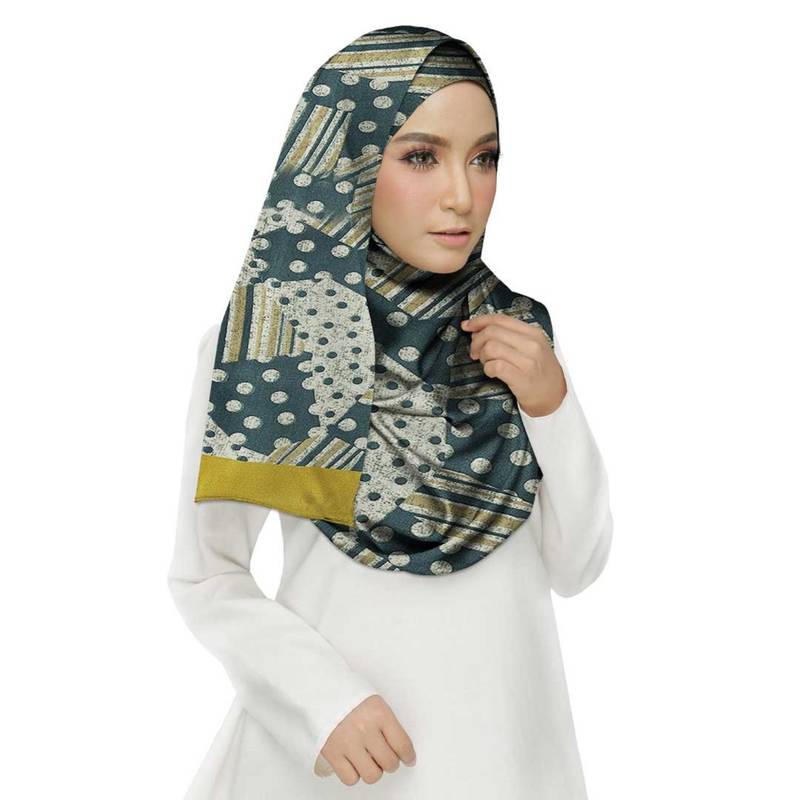 White  Cotton Islamic Style Stole Daily Wear Arabian Hijab