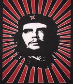 Che Guevara Color Red Tapestry Poster