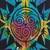 Teen Wolf Triskele Multi Color Tapestry Poster