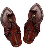 Handmade Authentic Genuine Leather Old Fashioned Three Braided Ladies Chappal