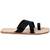 Handmade Authentic Genuine Leather Black Designers Cross Belts Ladies Chappal