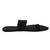 Awesome And Attractive Looking Black Monotone Colored Ladies Leather Chappal