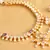 Beautiful Gold Plated Polki Purple Necklace Set  