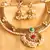 Gorgeous Antique Pearl Kemp Green Choker Necklace Set