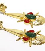 Multicolor pearl earrings