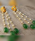 Multicolor pearl earrings