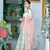 mint green thread & Sequins Embroidered Silk Semi Stitched Bridal lehenga