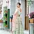 mint green thread & Sequins Embroidered Silk Semi Stitched Bridal lehenga