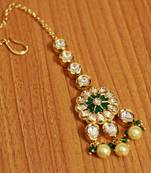 White Pearl Maang Tikka