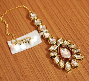 White Maang Tikka 1