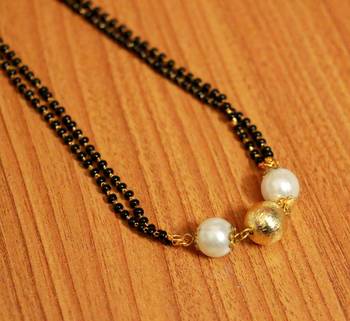 White Pearl Mangalsutra 2