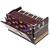 Harmonium Mini Magic 4 Stop- 2 Main & 2 Drone, 2¾ Octaves, Dark Cherry Colour, Gig Bag, Bass/Male- 440 Hz
