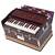 Harmonium Mini Magic 4 Stop- 2 Main & 2 Drone, 2¾ Octaves, Dark Cherry Colour, Gig Bag, Bass/Male- 440 Hz