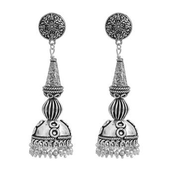 Silver Jhumkas 2