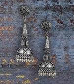 Silver Jhumkas