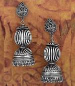 Silver Jhumkas