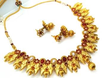Multicolor agate south indian jewellery 2