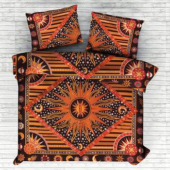 Mandala Comforter Cover Double Bedding Throw Indian Duvet Cover & Pillow Case Bohemian Throw 5