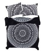 Black & White Psychedelic Mandala Comforter Cover Double Bedding Throw  Duvet Cover & Pillow Case Bohemian Throw