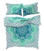 Psychedelic Mandala Quilt Cover Comforter Cover Double Bedding Throw Indian Duvet Cover & Pillow Case Bohemian Throw