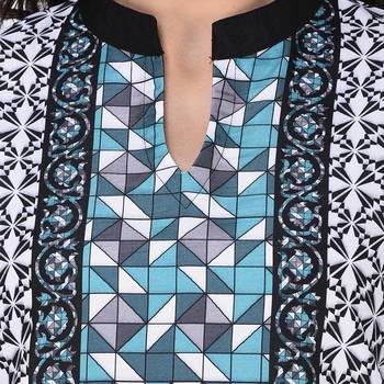 Black color Straight Digital Print Kurta 5