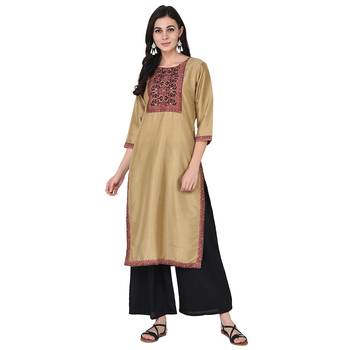Chiku color Straight Digital Print Kurta 2