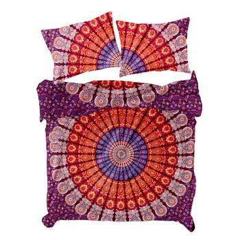 Psychedelic Mandala Comforter Quilt Cover Double Bedding Throw Indian Duvet Cover & Pillow Case Bohemian Throw 1